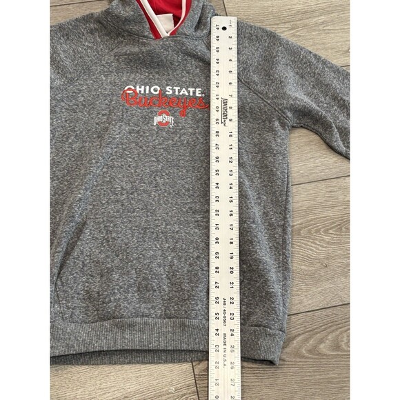 Ohio State Buckeyes Pullover Hoodie Gray Men’s Small NWT College Athletic - Picture 6 of 8